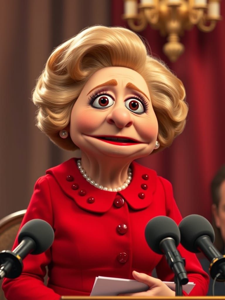 Margaret Thatcher as Muppet Show Character