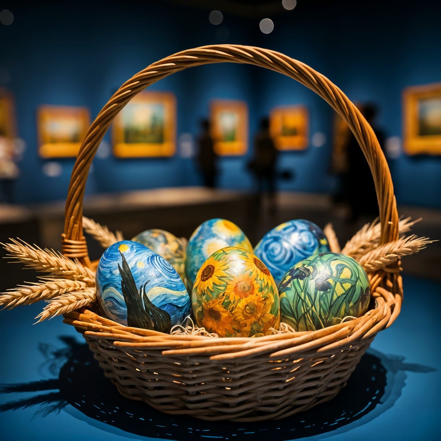 Eggs in Masterpiece Artwork, A Museum Treasure