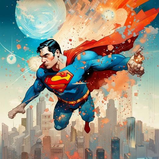 Superman Reimagined: A Stylized AI Rendition