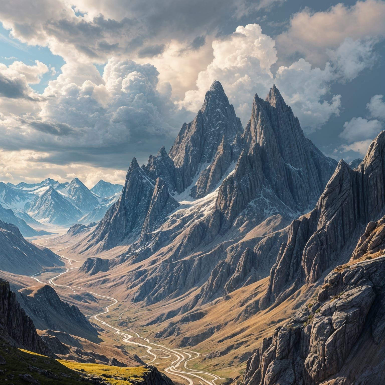 Epic Landscape in a Grandiose Style