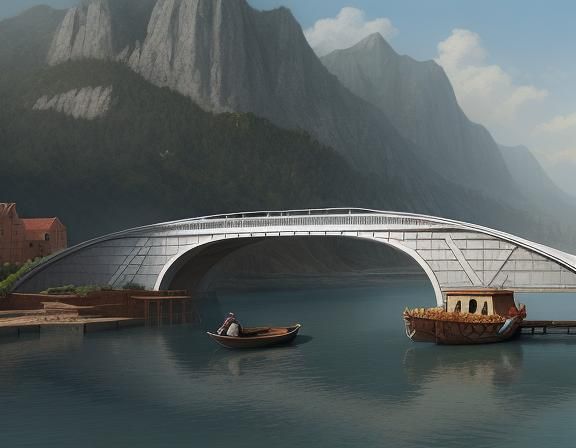 Tender Old Woman Builds Calatrava-Style Bridge