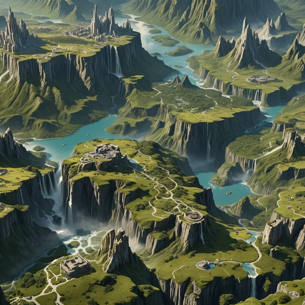 Fabulous Earth in Detailed Matte Painting