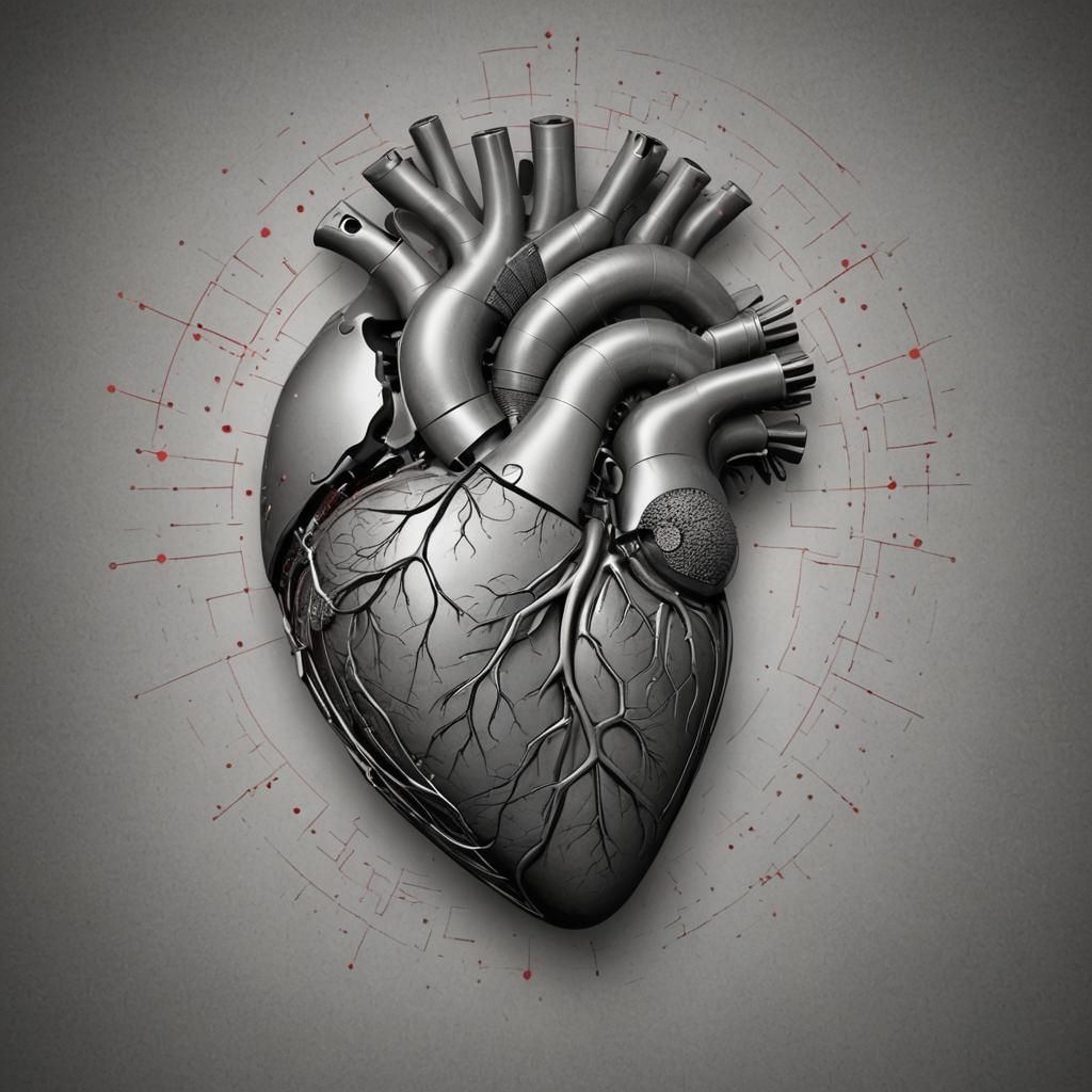 Heart in Cyberpunk Steel