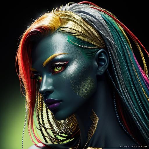 Captivating Beauty in Vibrant Colors