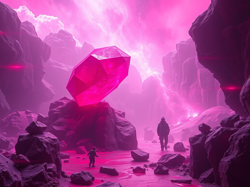 Mysterious Pink Psychedelic Calamity Decomposition