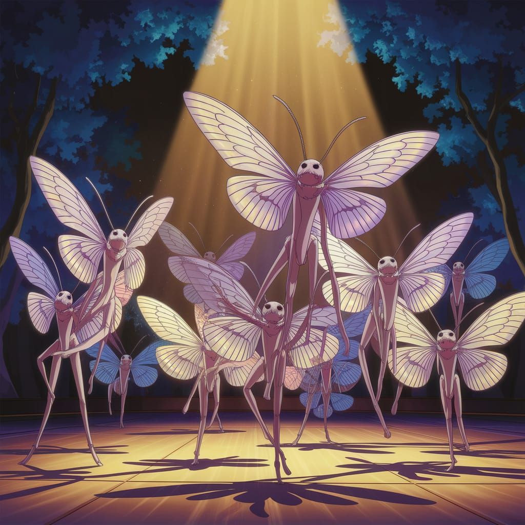Moths Perform Enchanting Dance Under Studio Ghibli-Inspired ...