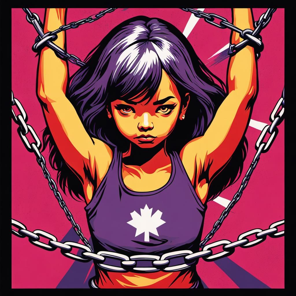 Powerful Anti-Violence Poster Inspired by Street Artists