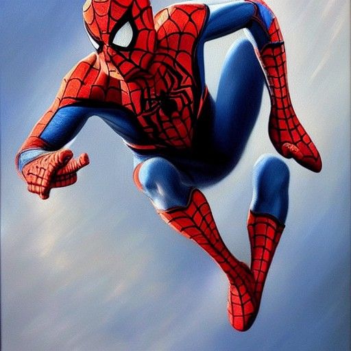 Spider-Man as Oil Painting by Gurney