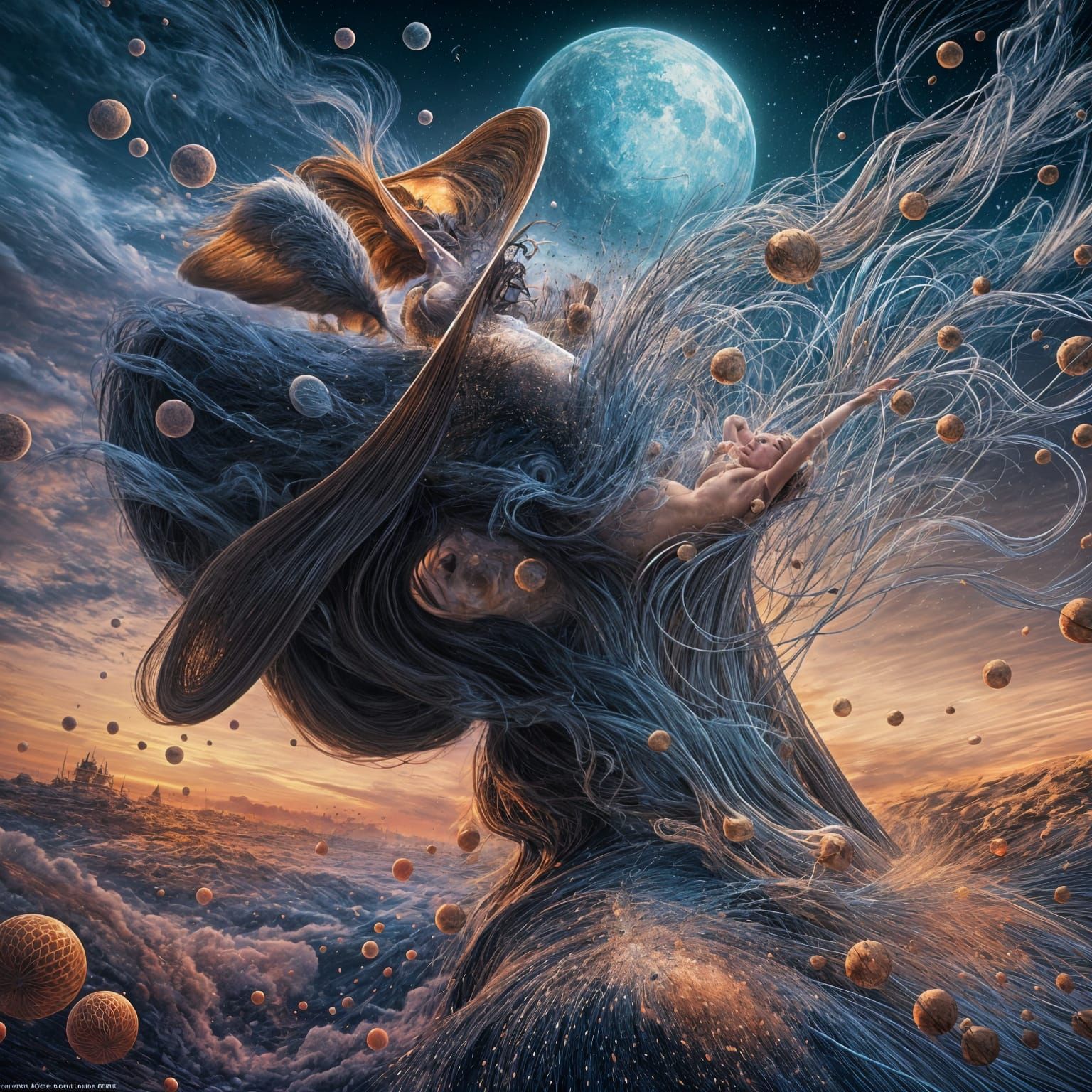 Surreal Motion Art Expressing Unbound Imagination