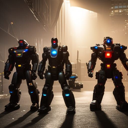 Cyberdog Robots in Camden: Digital Matte Painting