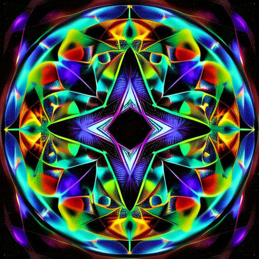 Psychedelic Geometric Illusion