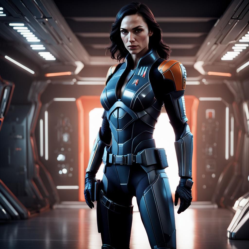 Gal Gadot as Miranda Lawson in 3D