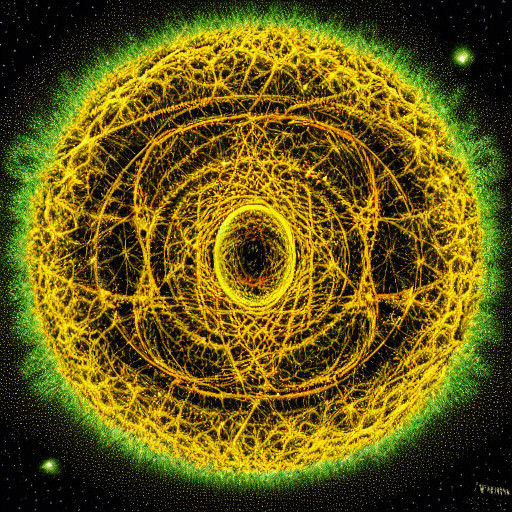 Ethereal Pulsar Elemental Radiates Golden Light in Epic Conc...