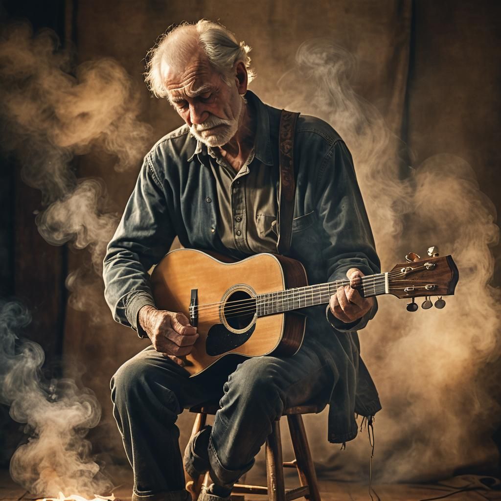 Smoky Blues Guitarist Under Spotlight