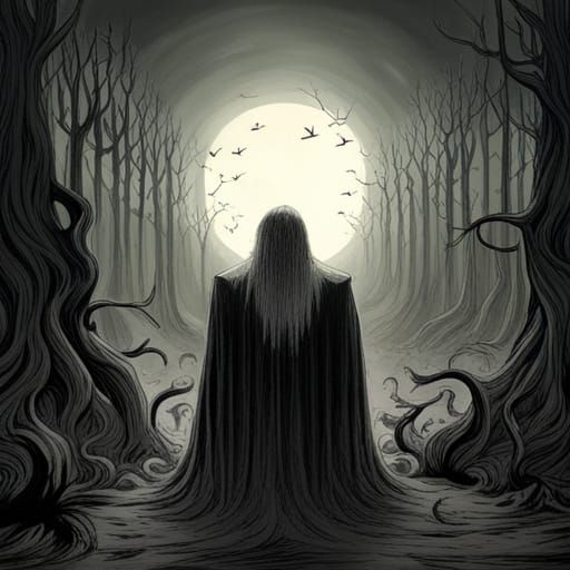 Sinister Believer Horror in Gothic Style