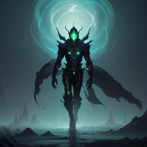 Ethereal Cosmic Horror Concept Art