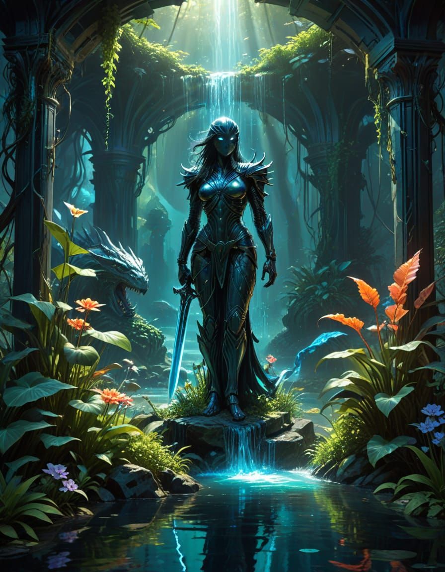 Ethereal Water Sword in Radiant Shrine