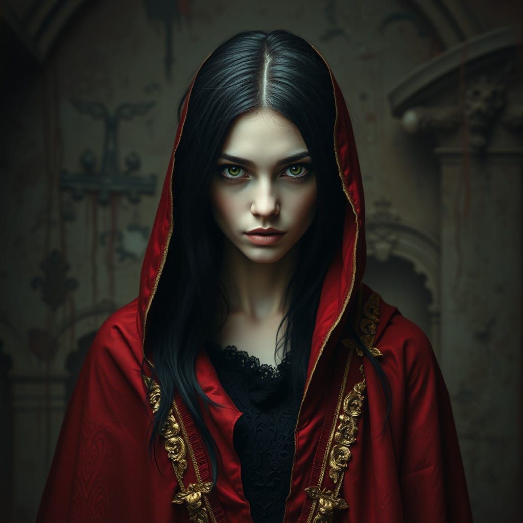 A Haunting Portrait of Corrupted Kindness in Dark Surrealism