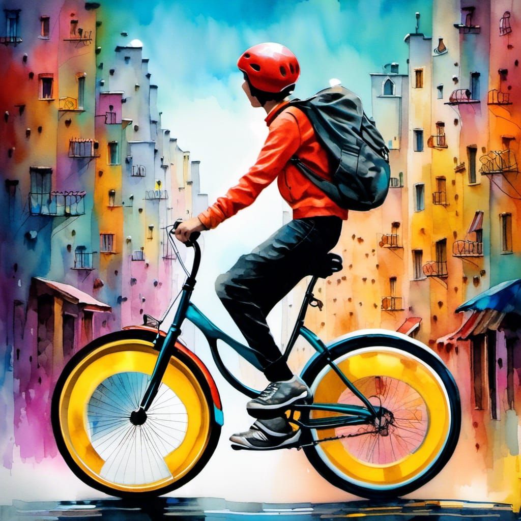Life is like riding a bicycle. To keep your balance, you must keep moving.