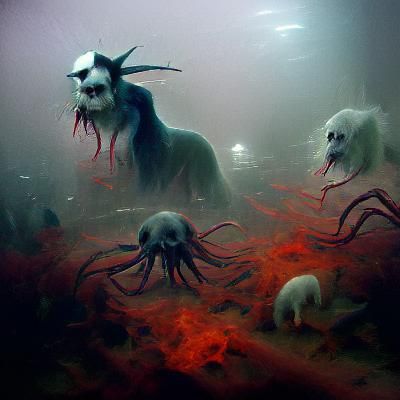 Sinister Creatures of the Sulphur Ocean