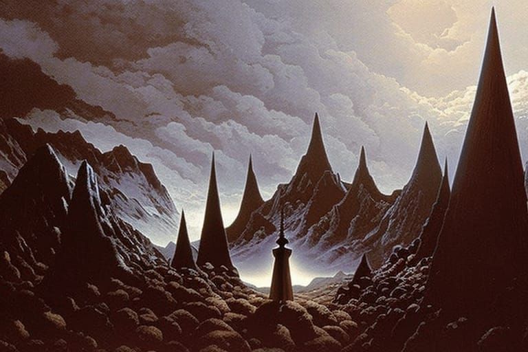 Terrarium Cult Ritual: Gothic Anime Concept Art