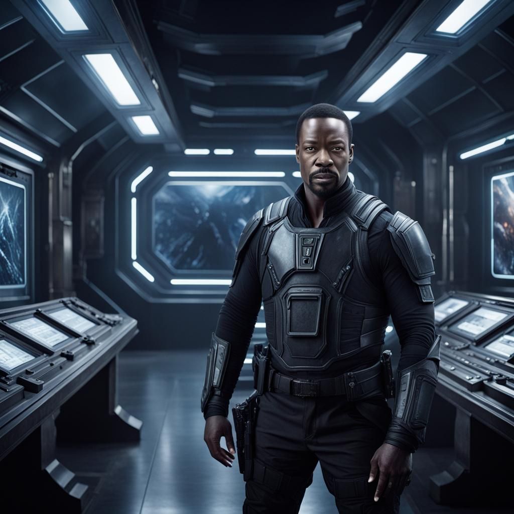 Epic Action Scene with Two Figures