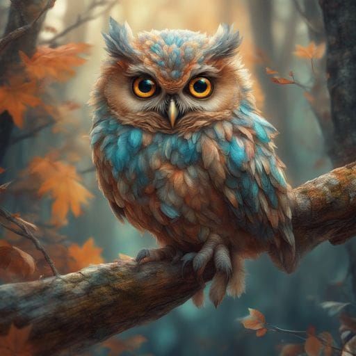 Majestic Owl Portrait