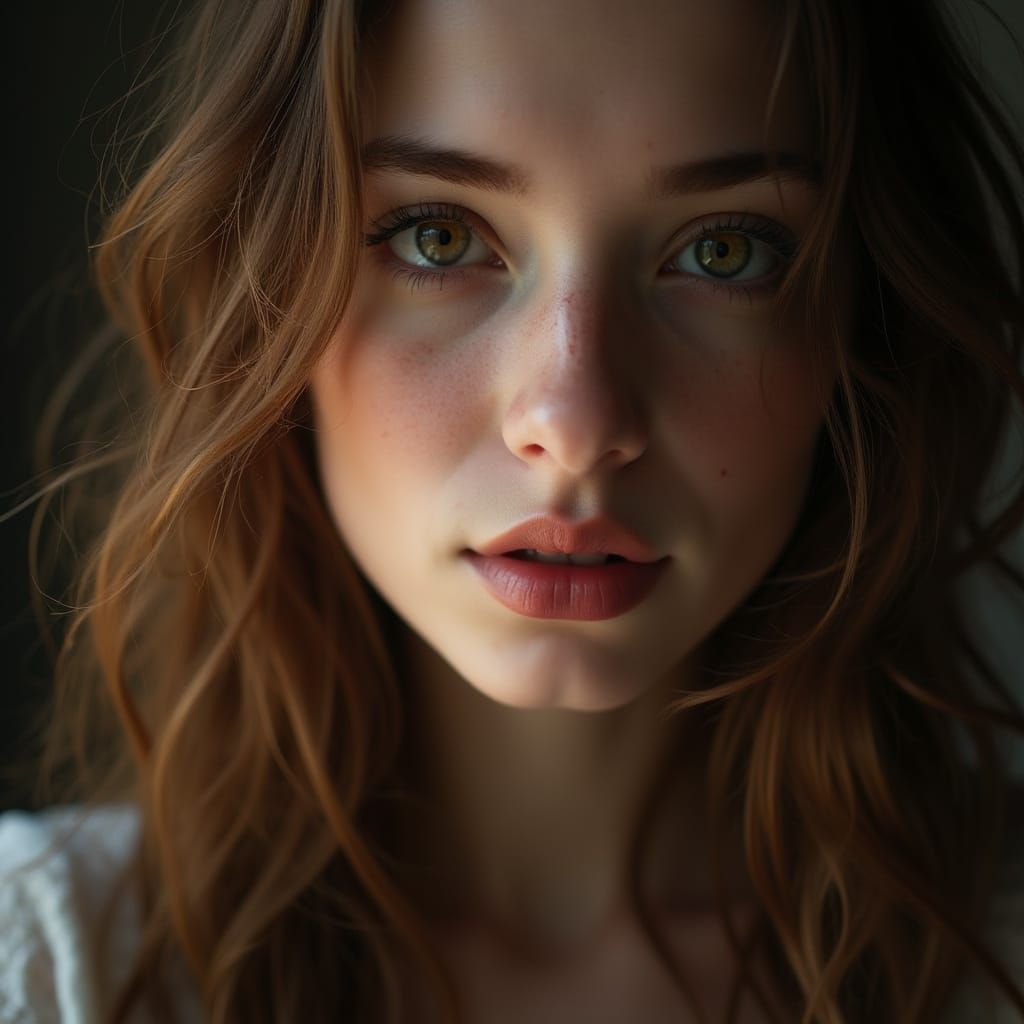 Ethereal Portrait of a Young Woman
