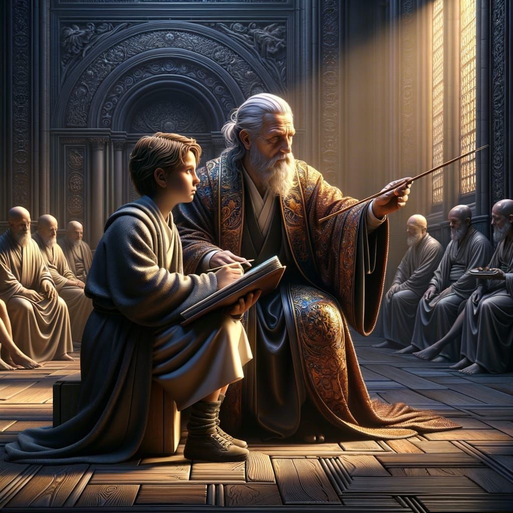 Hyperrealistic Master and Apprentice Learning Environment