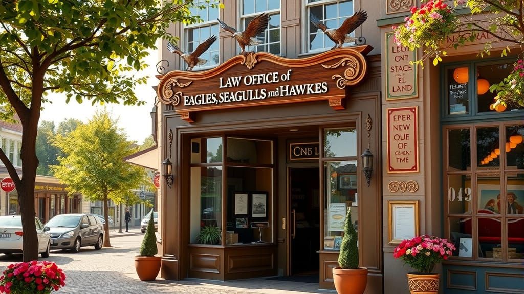 Inviting Law Office in Whimsical 19th-Century Style