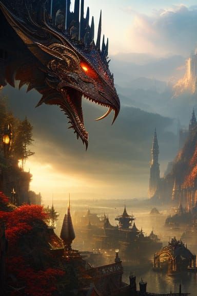 Ornate Pirate Assassin Portrait as Digital Art