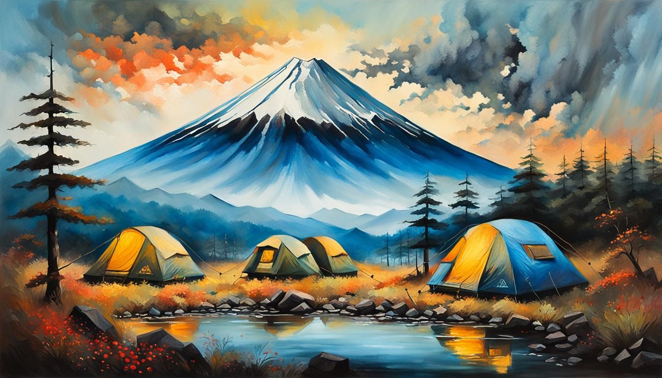 mt fuji camping site