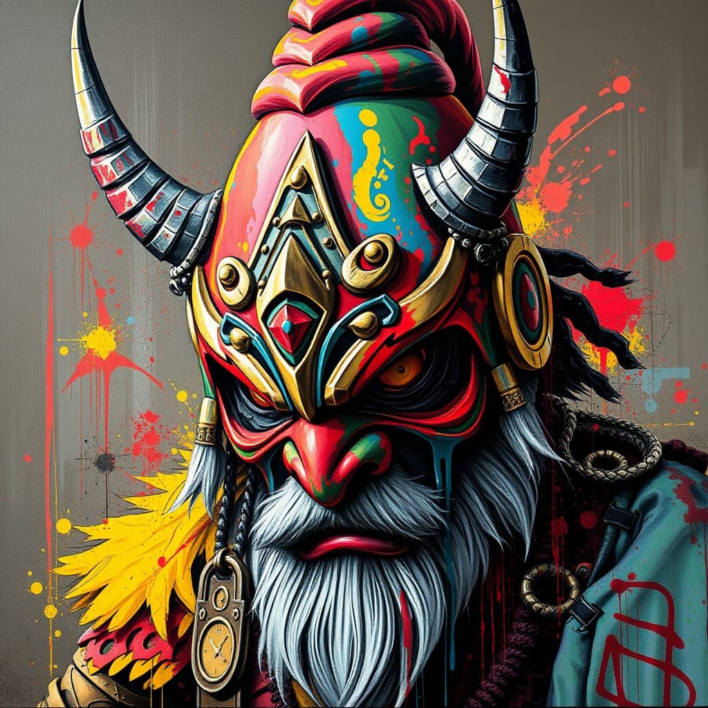 Graffiti Warrior Oni-Gnome