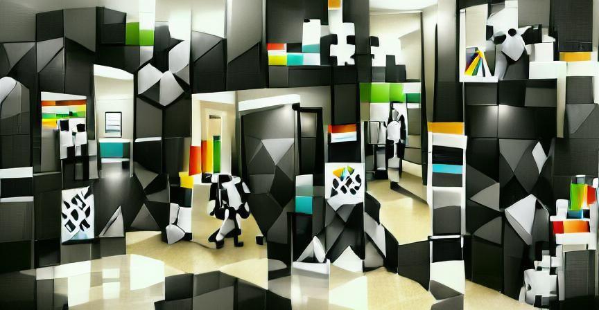 Simple Building Image Generated by AI