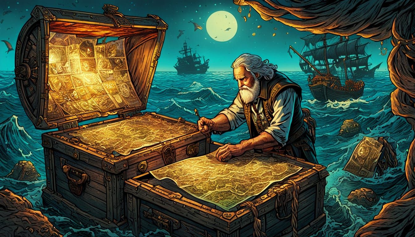 Comic Book Navigator Finds Sunken Pirate Treasure