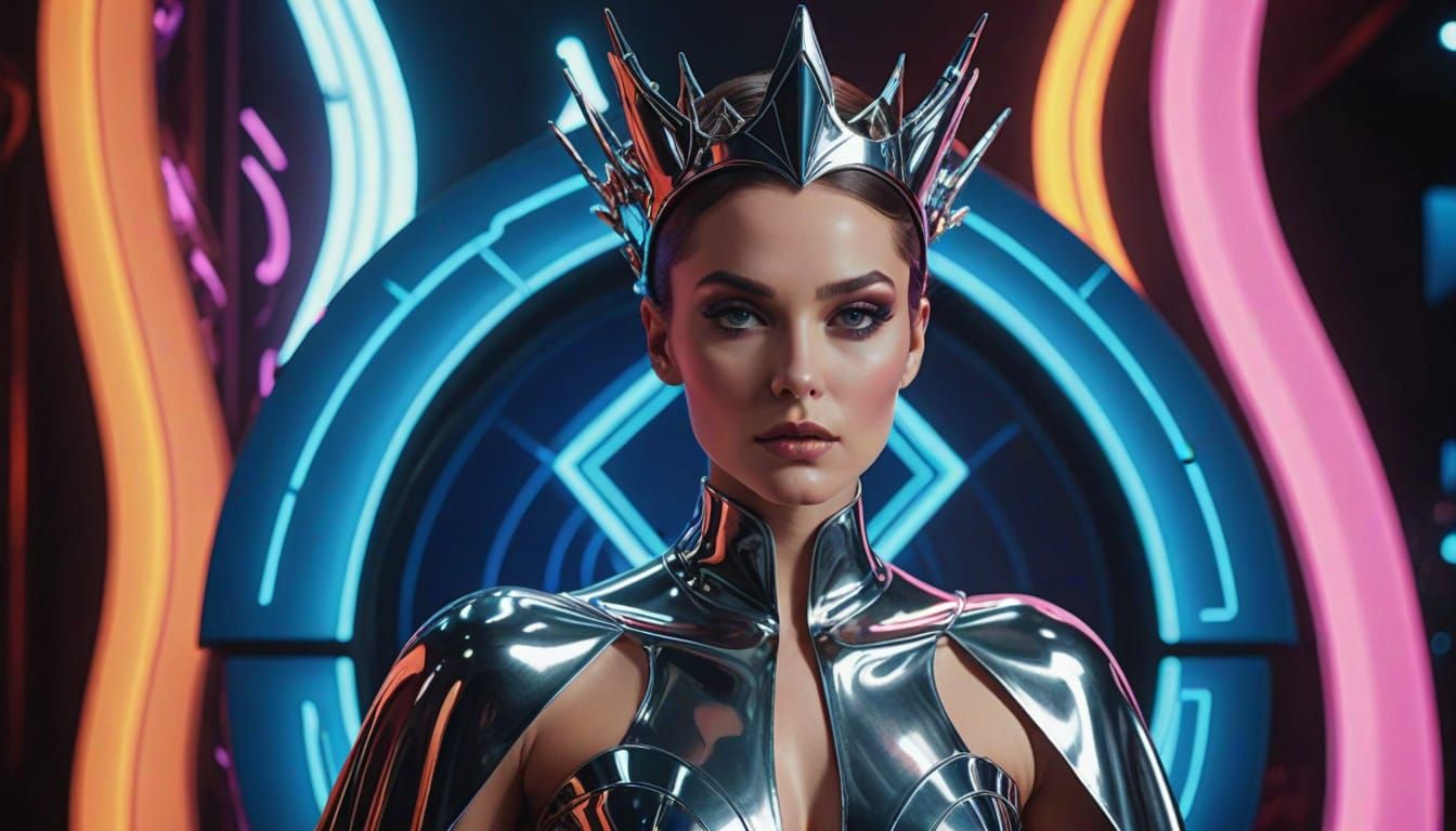 Chrome Goddess Interview on Futuristic Talk Show