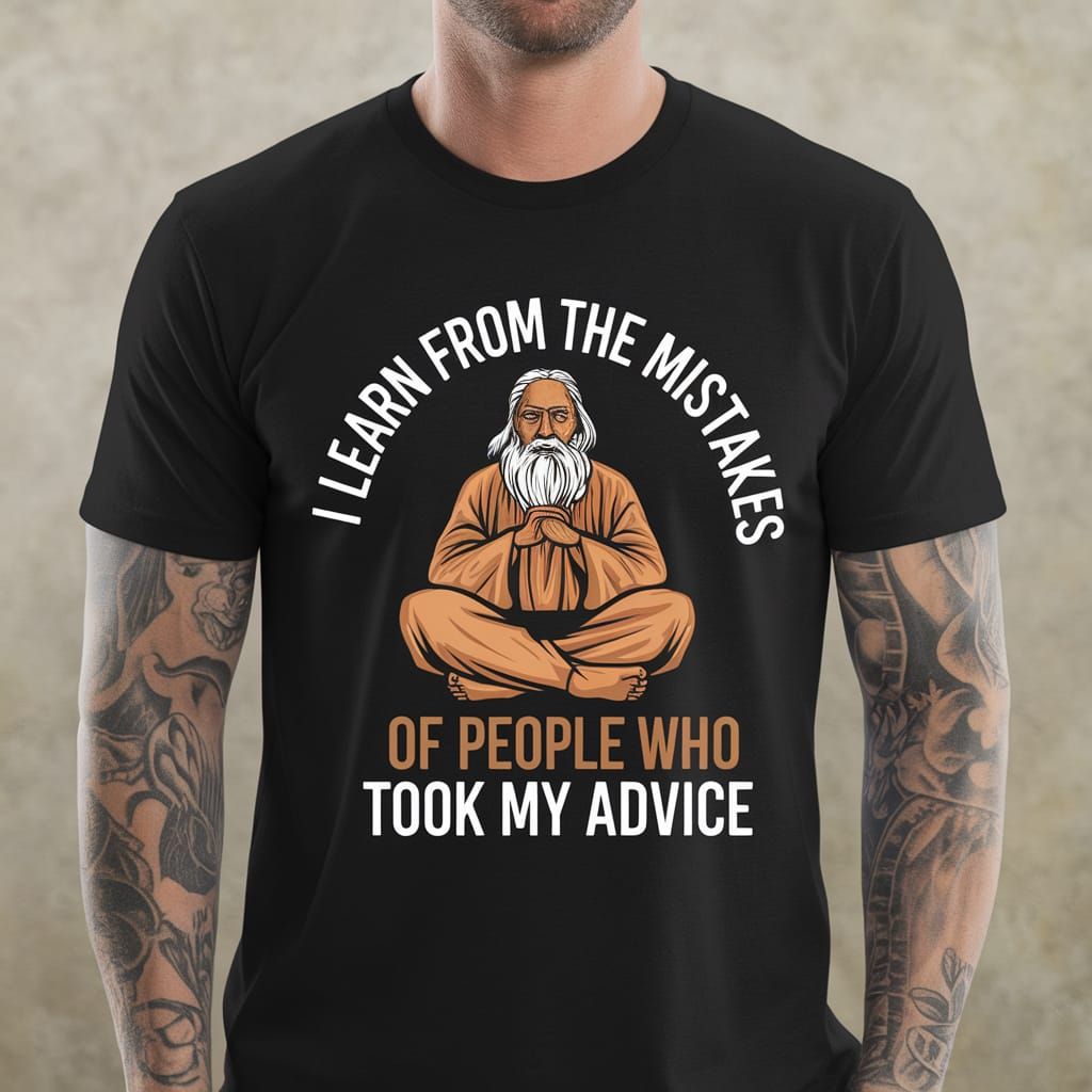 Wise Sage T-Shirt with Humorous Quote
