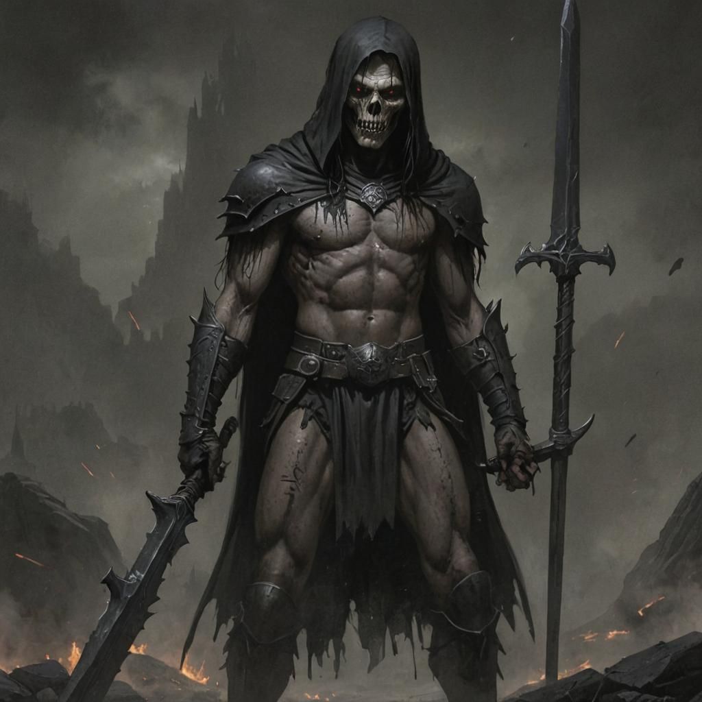 Grimdark Image in Dark Fantasy Style