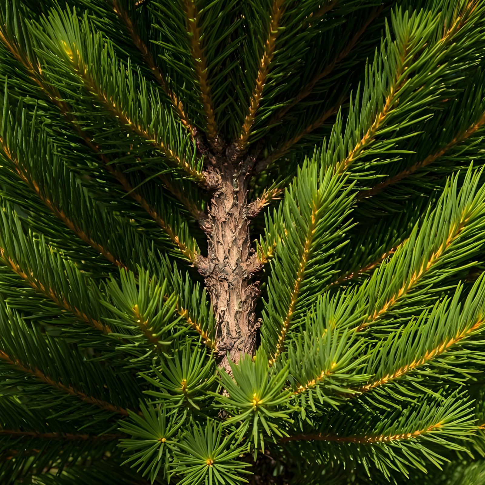 Close-Up of a Norfolk Cypress Tree