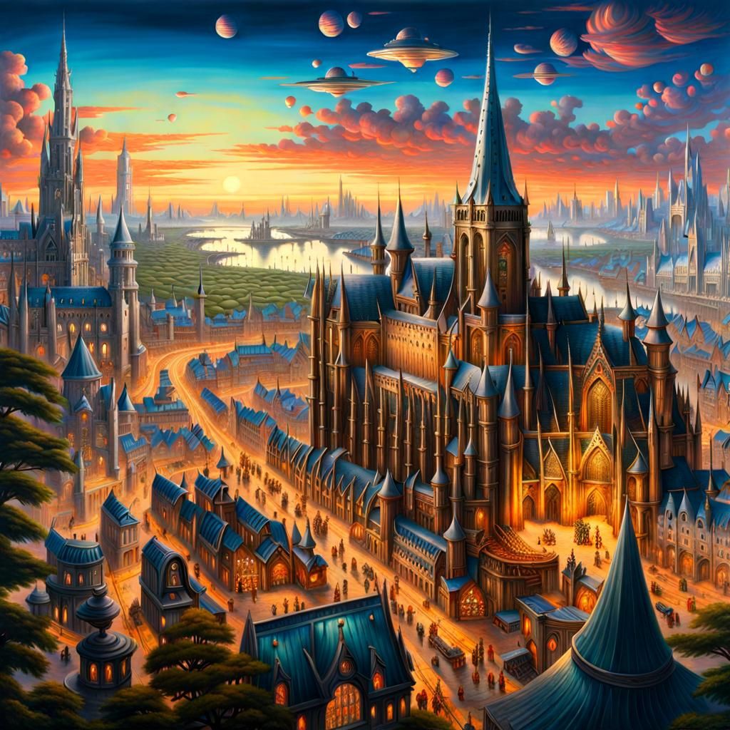 Medieval Sci-fi Fusion~Medieval City