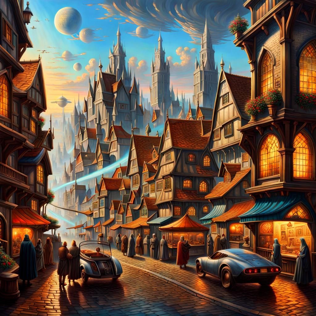 Medieval Sci-fi Fusion~Medieval City