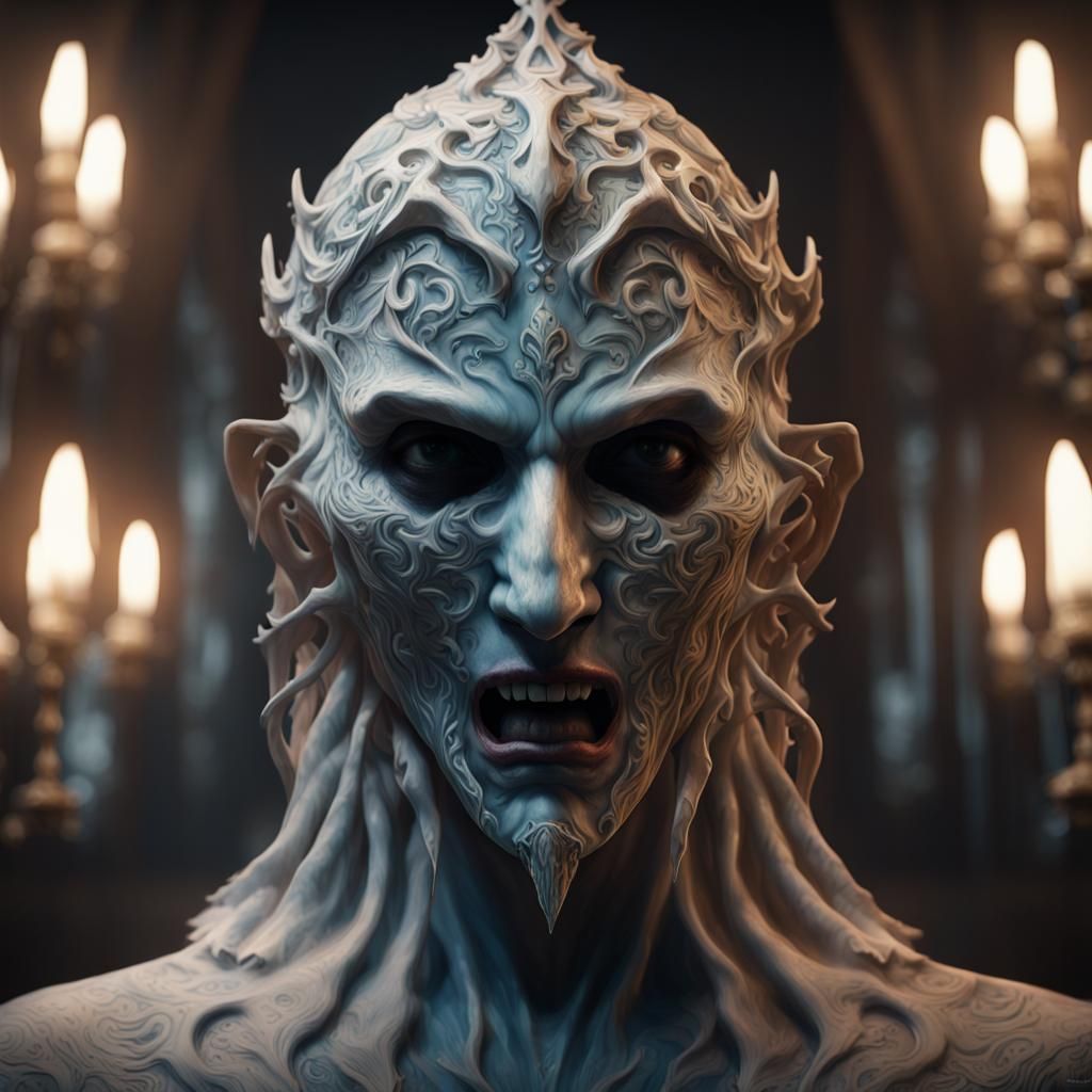 Masked Horror: Dark Fantasy Concept Art