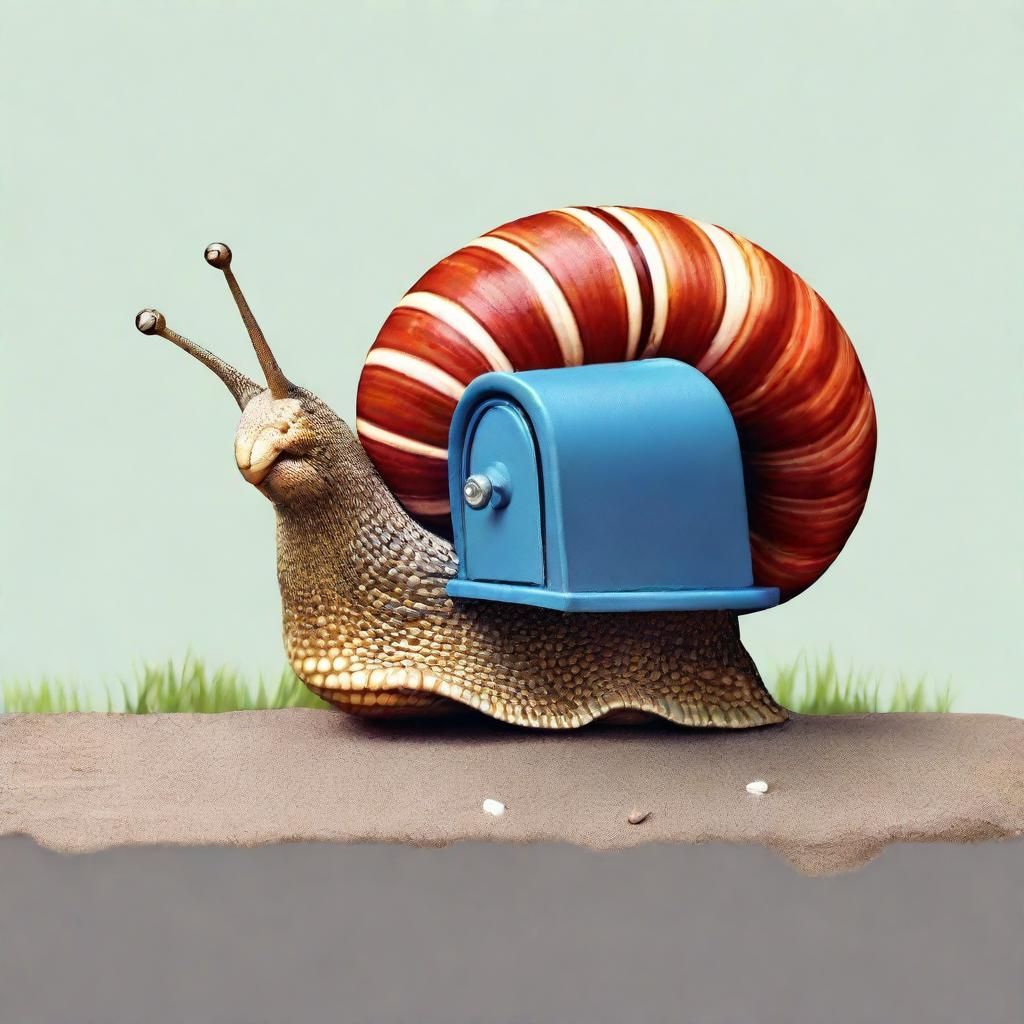 Snail Mailman: A Humorous Take on Delivery