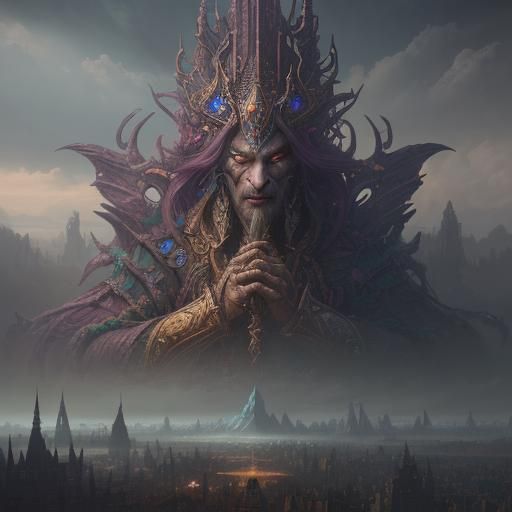 Mocking a Trickster God: Fantasy Concept Art