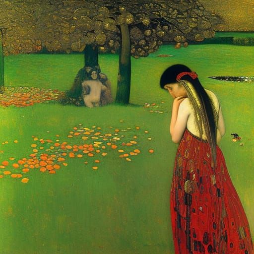 Figures Arising: Impressionistic Decorative Art