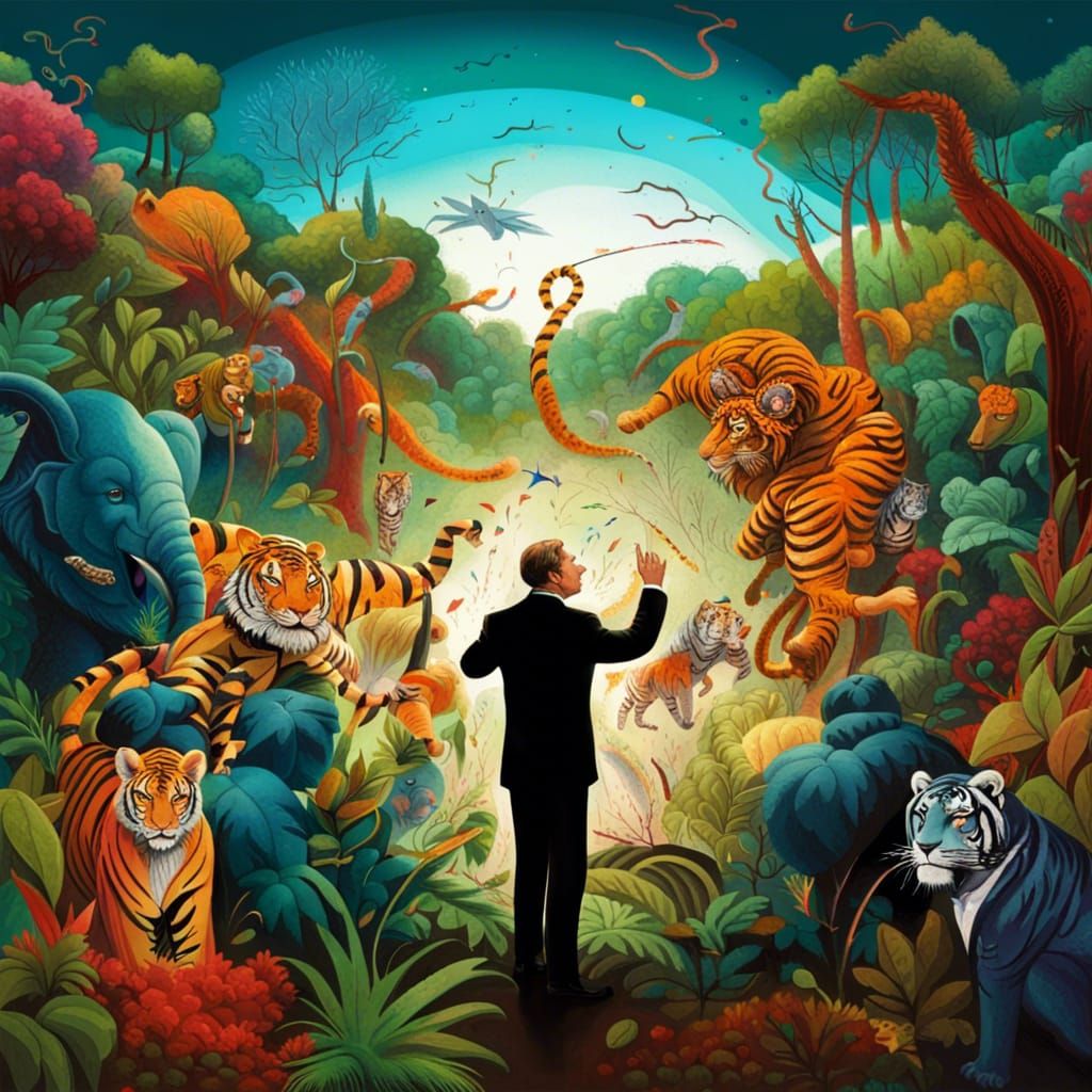 Nature's Conductor: A Fantastical Symphony in Hyperdetail