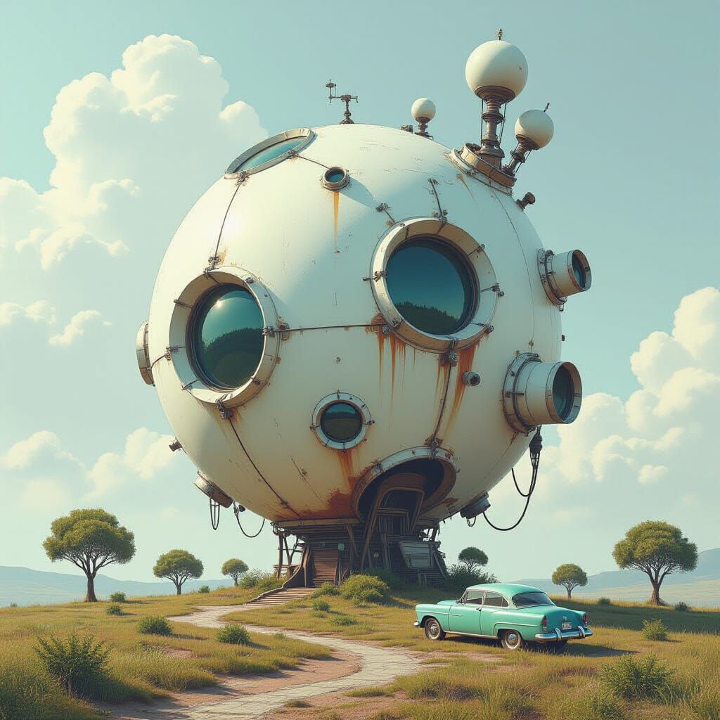 Intricate Organic Form with Subtle Textures