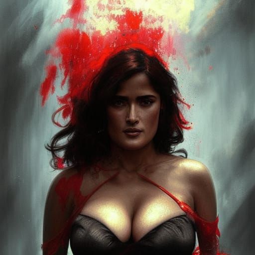 Dark Salma Hayek