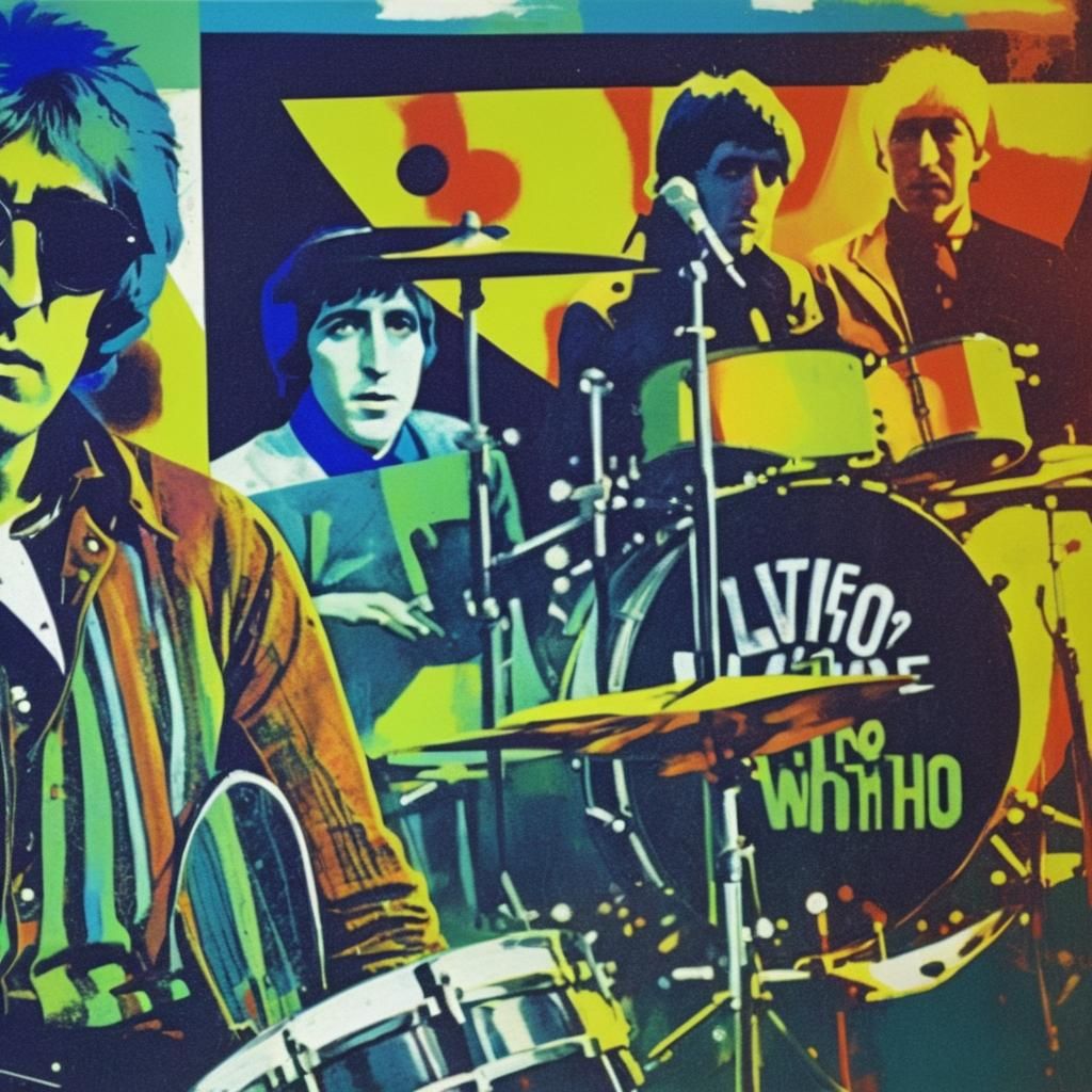 The Who Live 1967: Pop Art Screen Print
