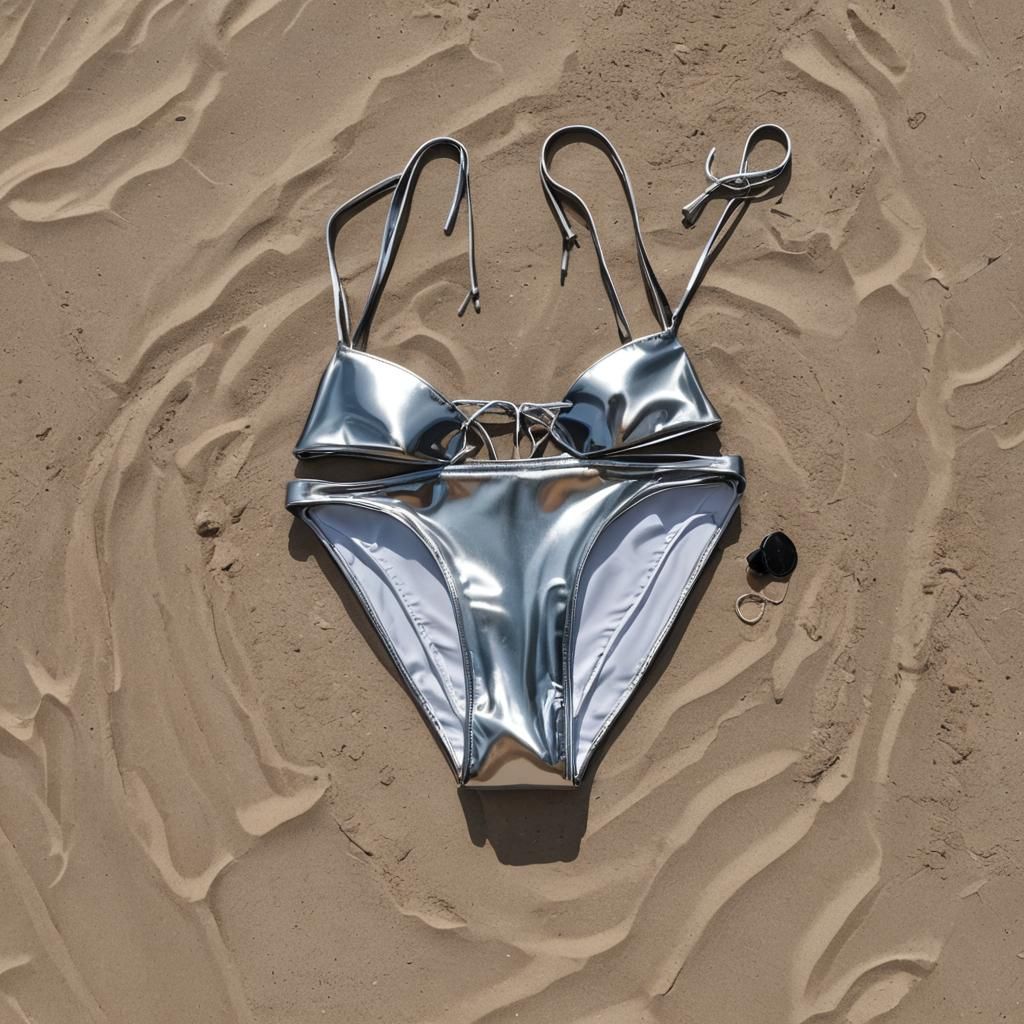 Bikini Bottom Reimagined in Chrome